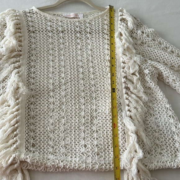 NWOT RARE See by Chloe Crochet Pullover Sweater in Cream/White Size 34 - Picture 17 of 17